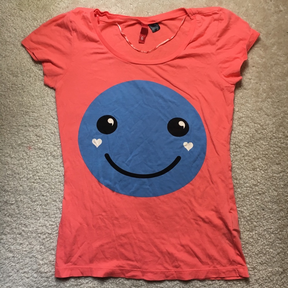 H&M smiley face tee
